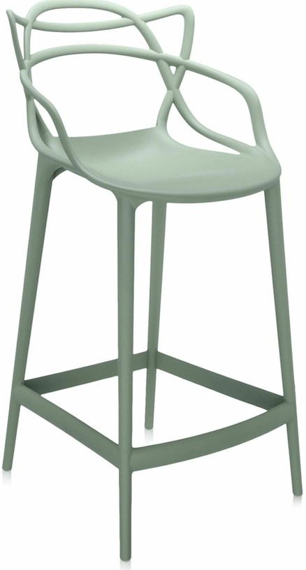 Chaise de bar verte 65 cm Masters - Kartell - The Cool Republic