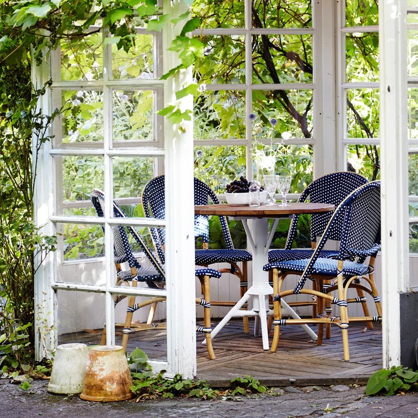 Chaise de bistrot bleue Sofie - Sika Design - The Cool Republic