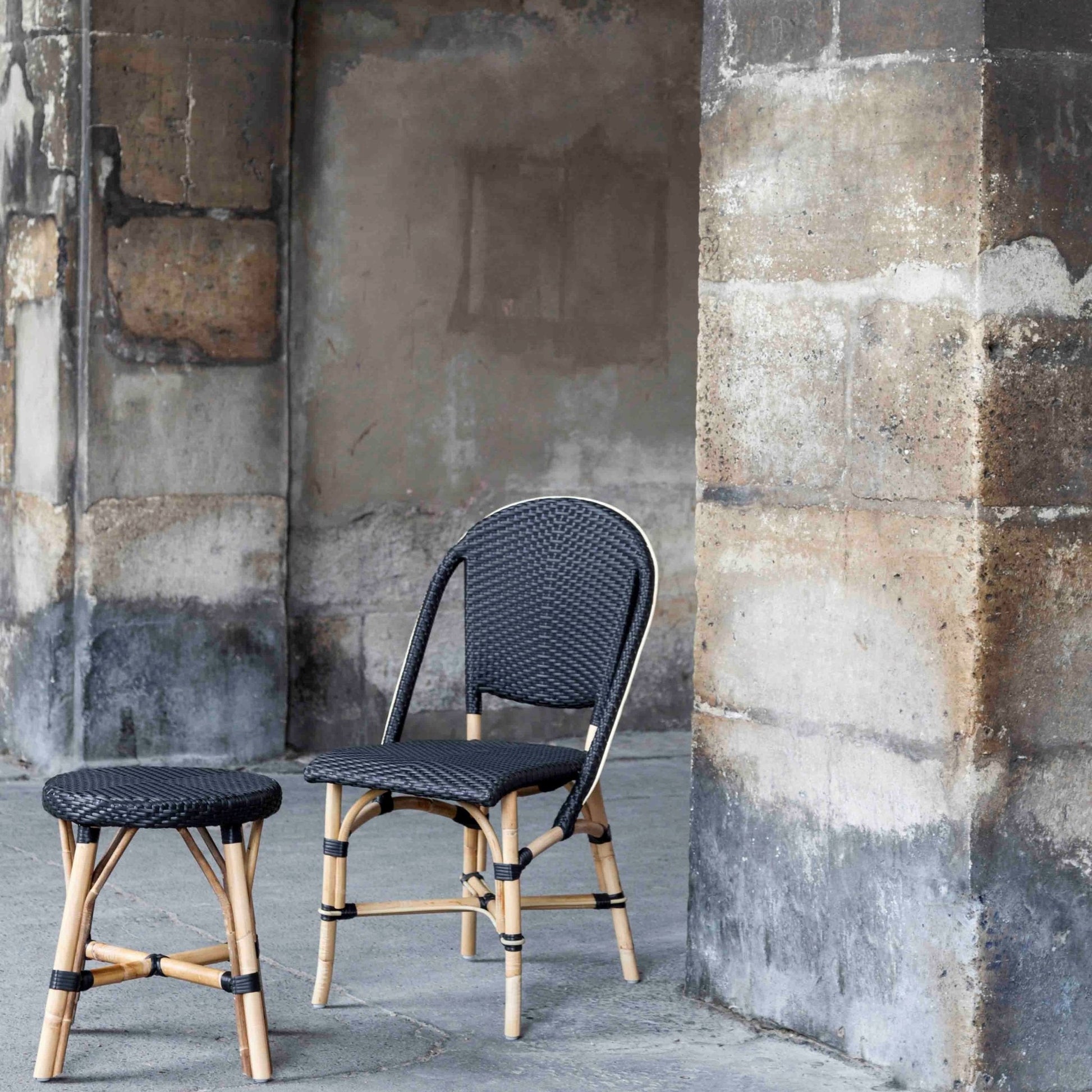 Chaise de bistrot noire Sofie - Sika Design - The Cool Republic