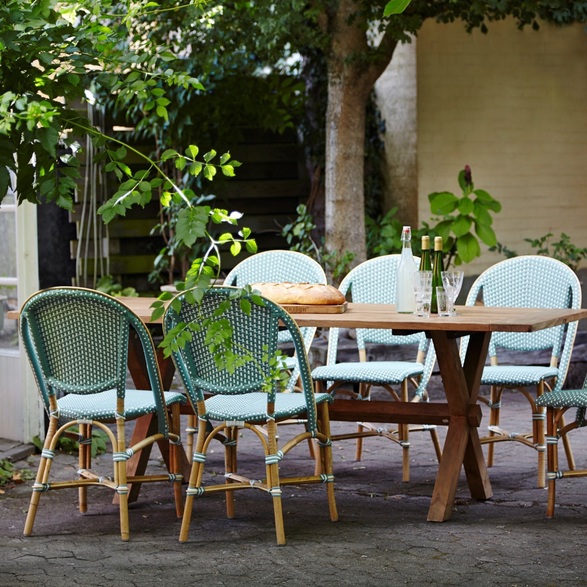 Chaise de bistrot verte Sofie - Sika Design - The Cool Republic