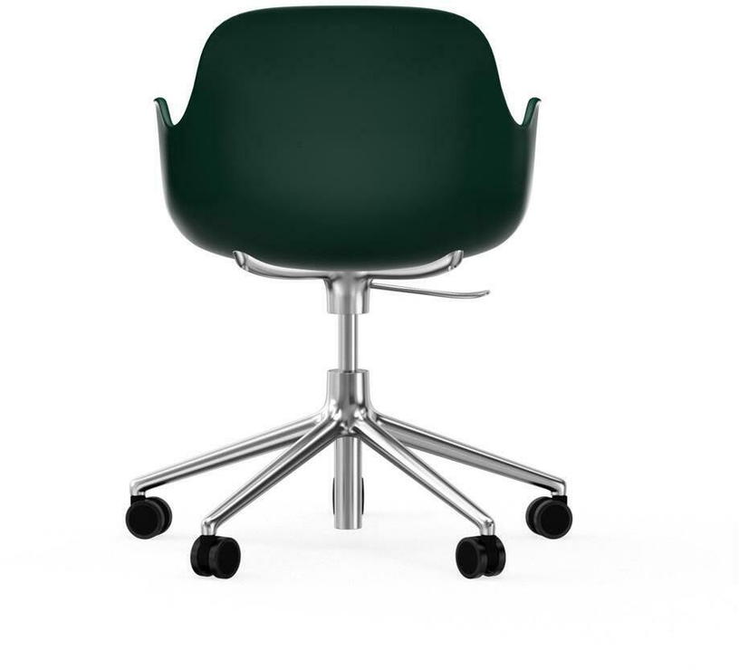 Chaise de bureau avec accoudoirs en aluminium et pp vert Form - Normann Copenhagen - The Cool Republic