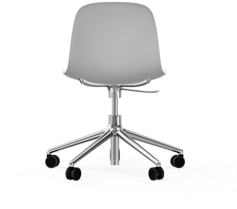 Chaise de bureau en aluminium et pp blanc Form - Normann Copenhagen - The Cool Republic