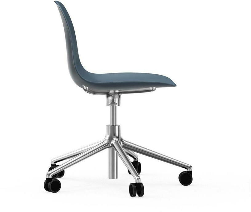 Chaise de bureau en aluminium et pp bleu Form - Normann Copenhagen - The Cool Republic