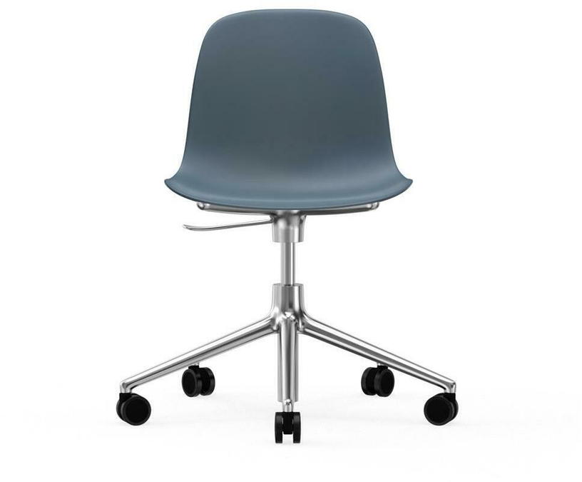 Chaise de bureau en aluminium et pp bleu Form - Normann Copenhagen - The Cool Republic