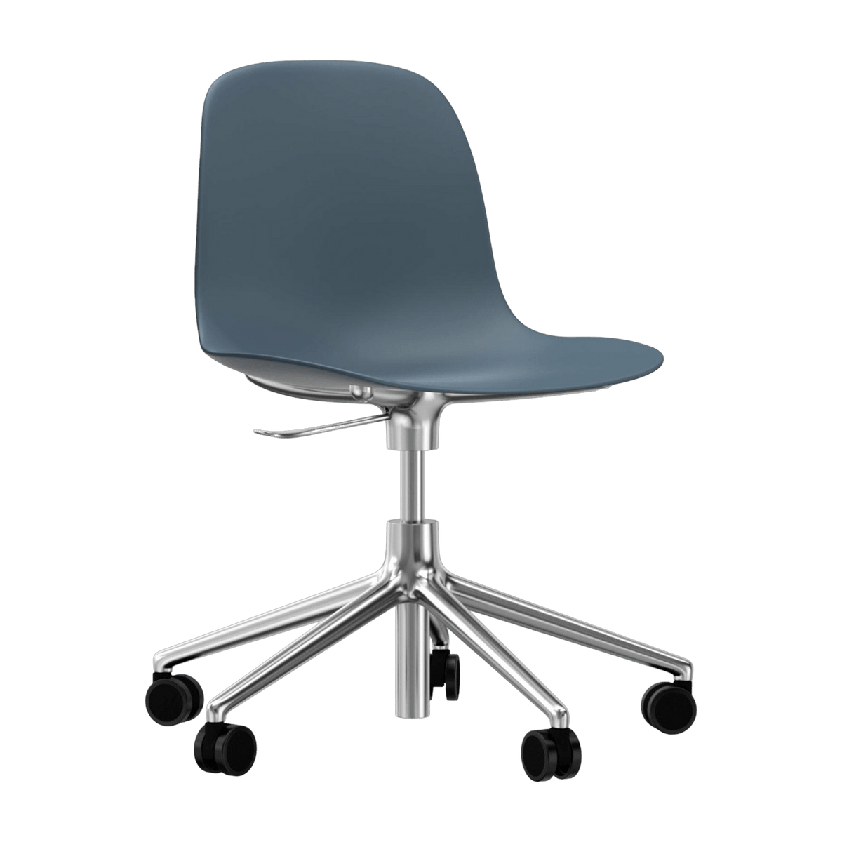 Chaise de bureau en aluminium et pp bleu Form - Normann Copenhagen - The Cool Republic