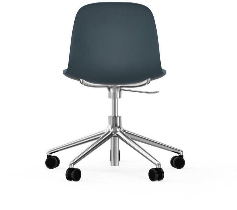 Chaise de bureau en aluminium et pp bleu Form - Normann Copenhagen - The Cool Republic