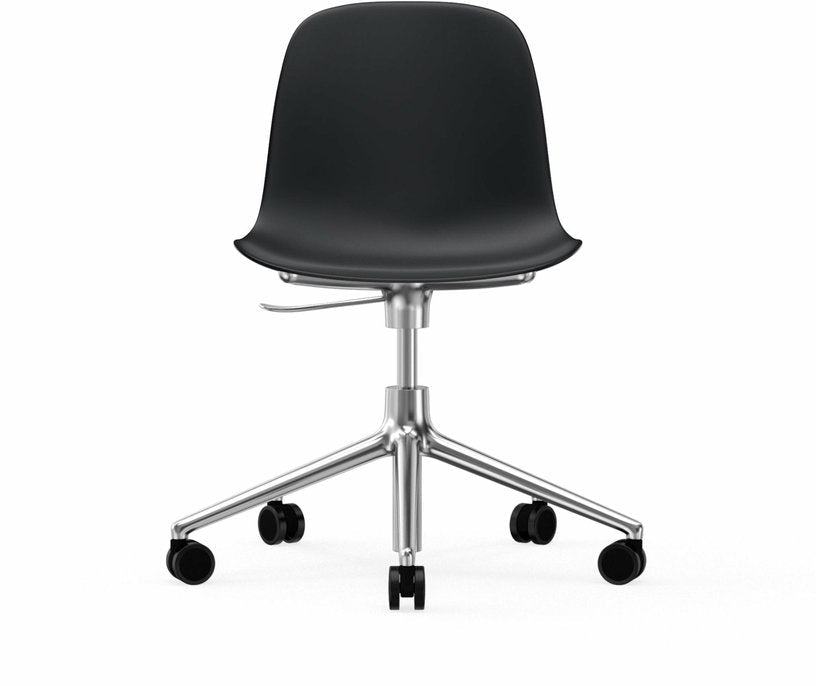 Chaise de bureau en aluminium et pp noir Form - Normann Copenhagen - The Cool Republic