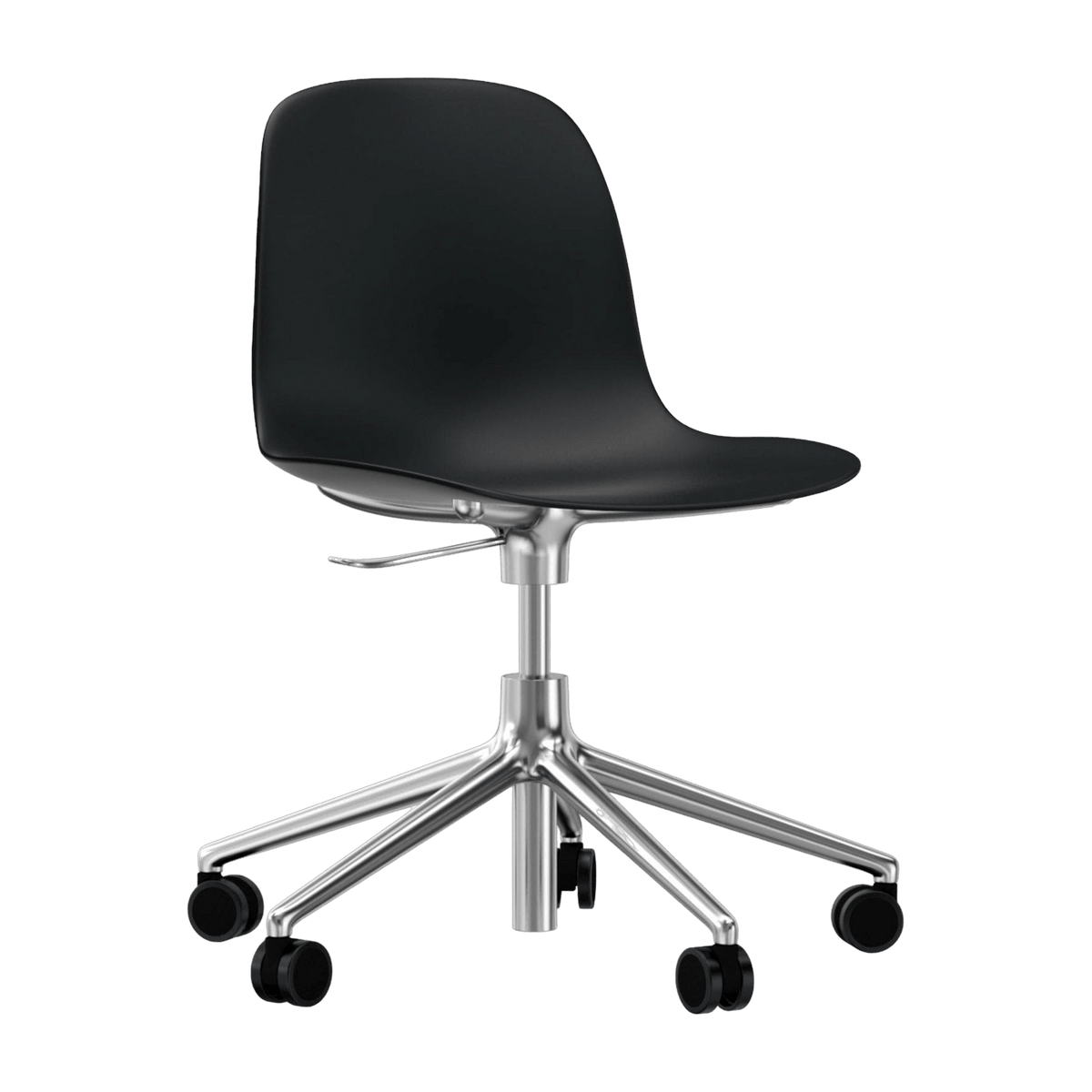 Chaise de bureau en aluminium et pp noir Form - Normann Copenhagen - The Cool Republic
