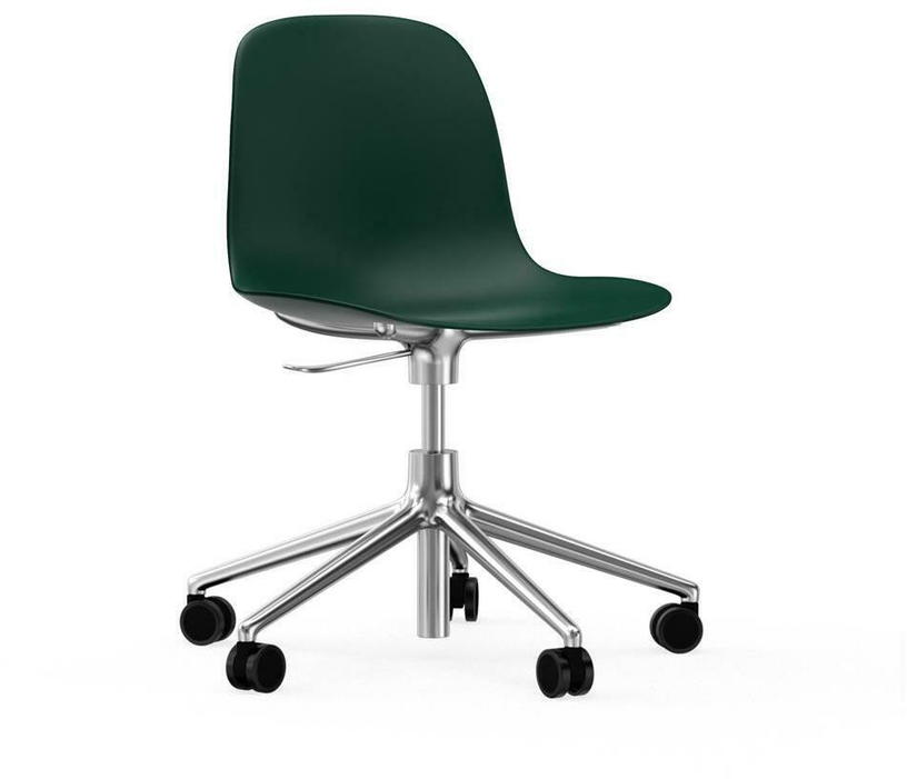 Chaise de bureau en aluminium et pp vert Form - Normann Copenhagen - The Cool Republic