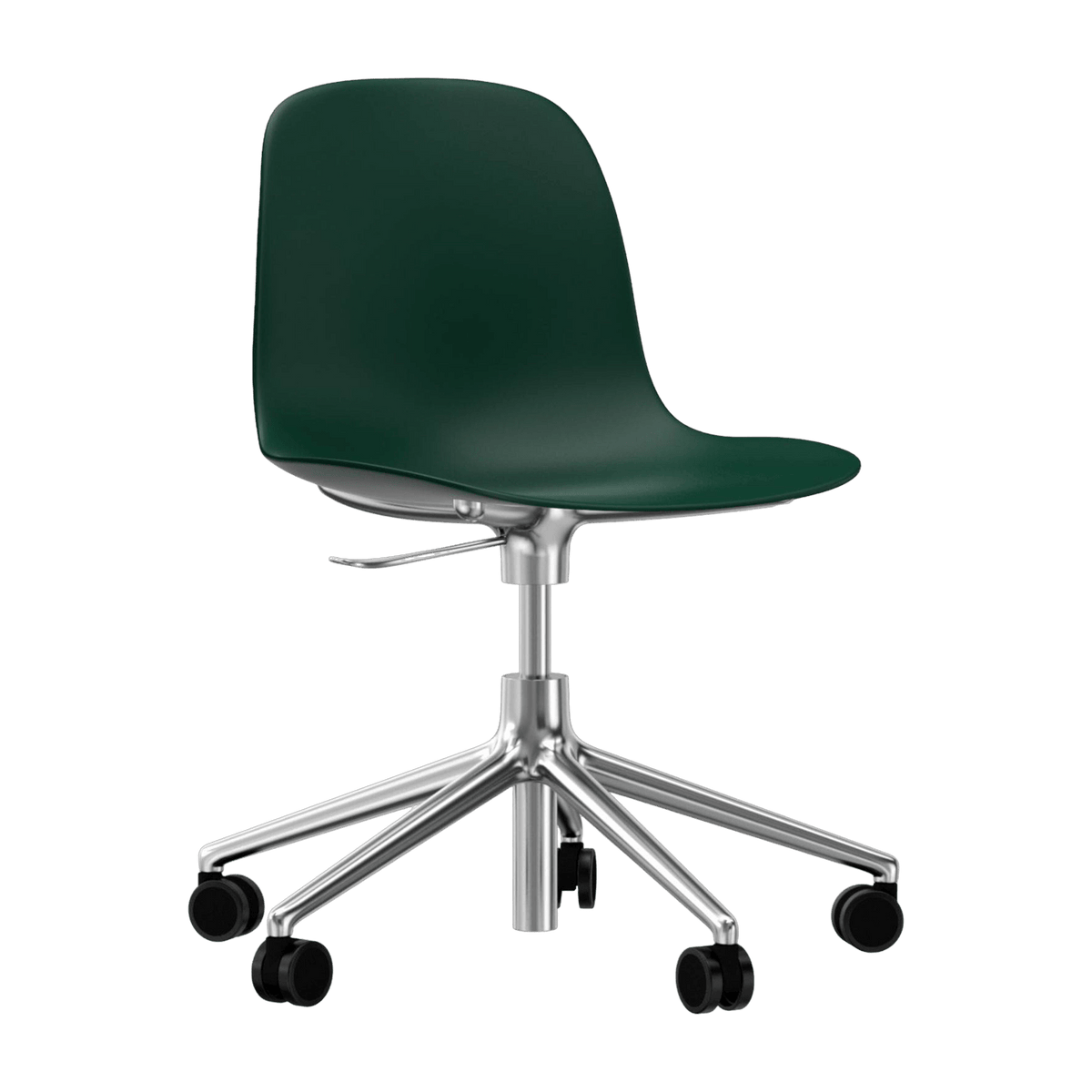 Chaise de bureau en aluminium et pp vert Form - Normann Copenhagen - The Cool Republic