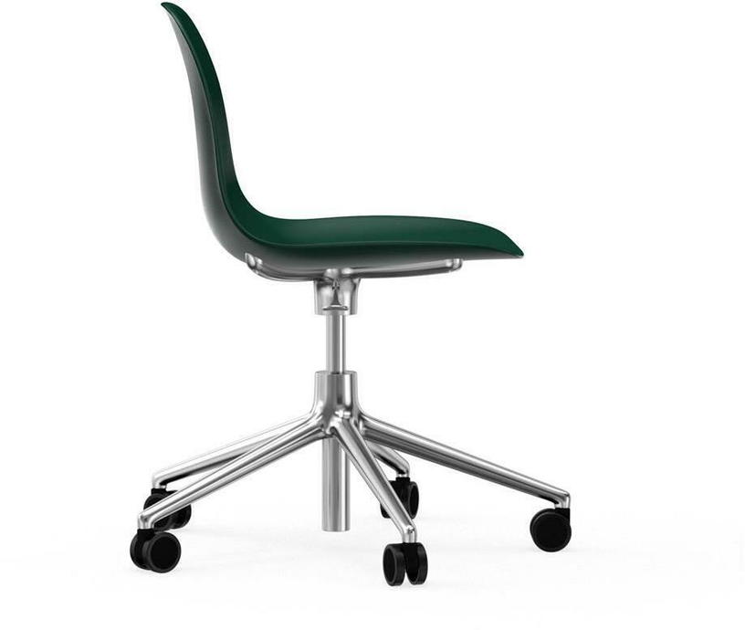 Chaise de bureau en aluminium et pp vert Form - Normann Copenhagen - The Cool Republic