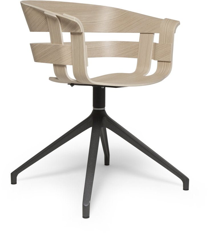 Chaise de bureau en chêne piétement anthracite Wick - Design House Stockholm - The Cool Republic