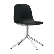 Chaise de bureau en polypropylène noire Swivel 4L noir - Normann Copenhagen - The Cool Republic