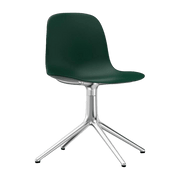 Chaise de bureau en polypropylène verte Swivel 4L vert - Normann Copenhagen - The Cool Republic