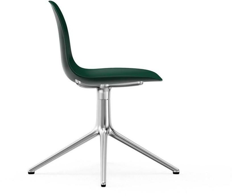 Chaise de bureau en polypropylène verte Swivel 4L vert - Normann Copenhagen - The Cool Republic