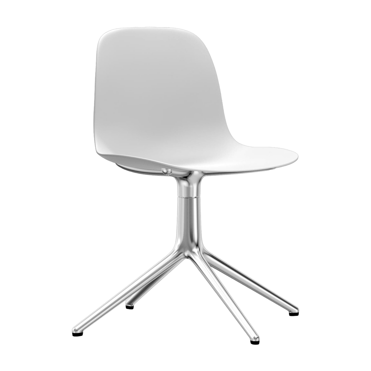 Chaise de bureau pivotante blanche Swivel Norman Copenhagen blanc - Normann Copenhagen - The Cool Republic