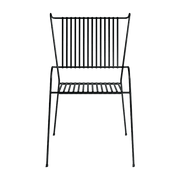 Chaise de jardin avec accoudoirs en acier noir Capri - Cools Collection - The Cool Republic