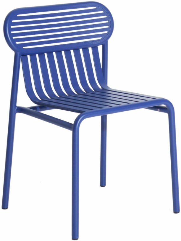 Chaise de jardin bleue Week - End - Petite Friture - The Cool Republic