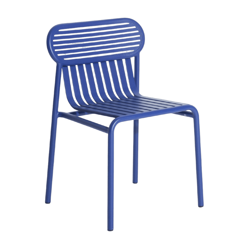 Chaise de jardin bleue Week-End - Petite Friture - The Cool Republic