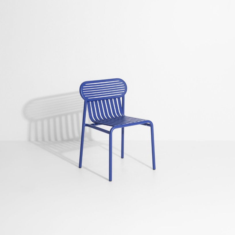 Chaise de jardin bleue Week - End - Petite Friture - The Cool Republic