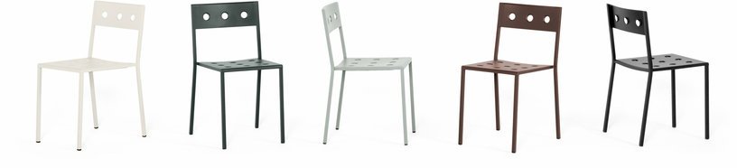 Chaise de jardin en acier anthracite Balcony - HAY - The Cool Republic
