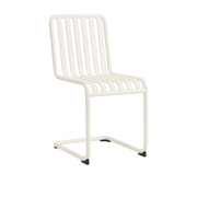 Chaise de jardin en acier blanc cassé Palissade - HAY - The Cool Republic