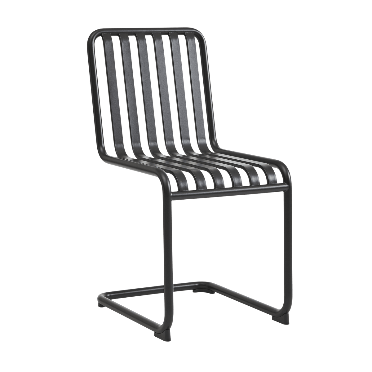 Chaise de jardin en acier gris anthracite Palissade - HAY - The Cool Republic