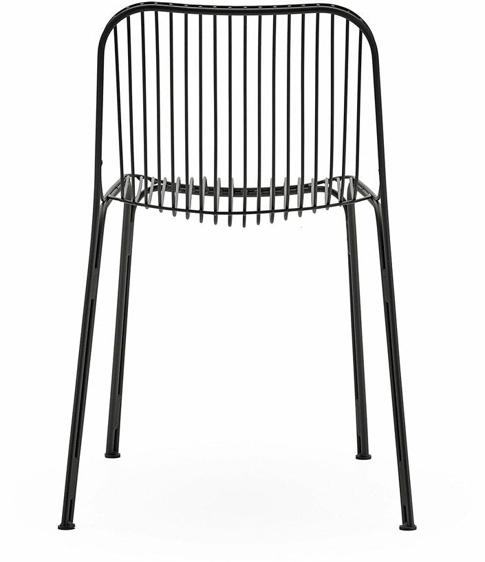 Chaise de jardin en acier noir Hiray - Kartell - The Cool Republic