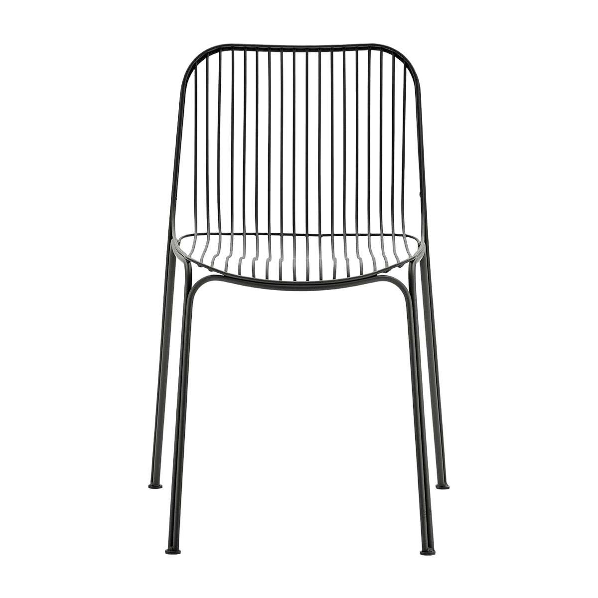 Chaise de jardin en acier noir Hiray - Kartell - The Cool Republic