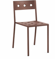 Chaise de jardin en acier rouge Balcony - HAY - The Cool Republic