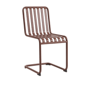 Chaise de jardin en acier rouge Palissade - HAY - The Cool Republic