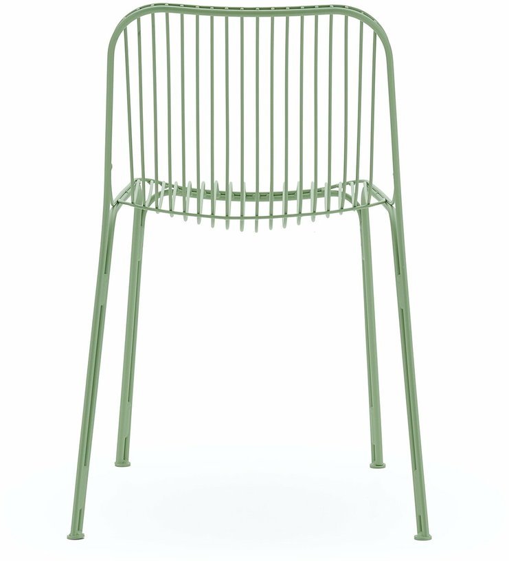 Chaise de jardin en acier vert Hiray - Kartell - The Cool Republic