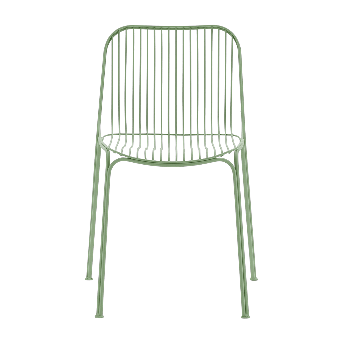 Chaise de jardin en acier vert Hiray - Kartell - The Cool Republic
