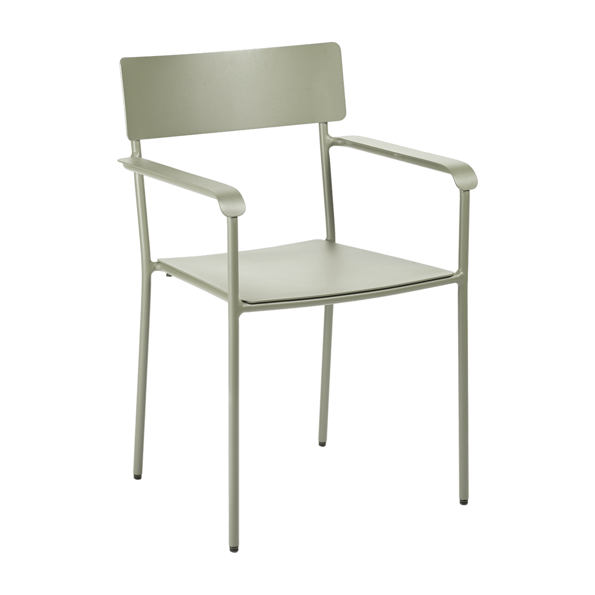 Aluminum garden chair with green arms August - Serax - The Cool Republic