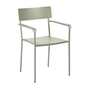 Chaise de jardin en aluminium avec accoudoirs vert August - Serax - The Cool Republic