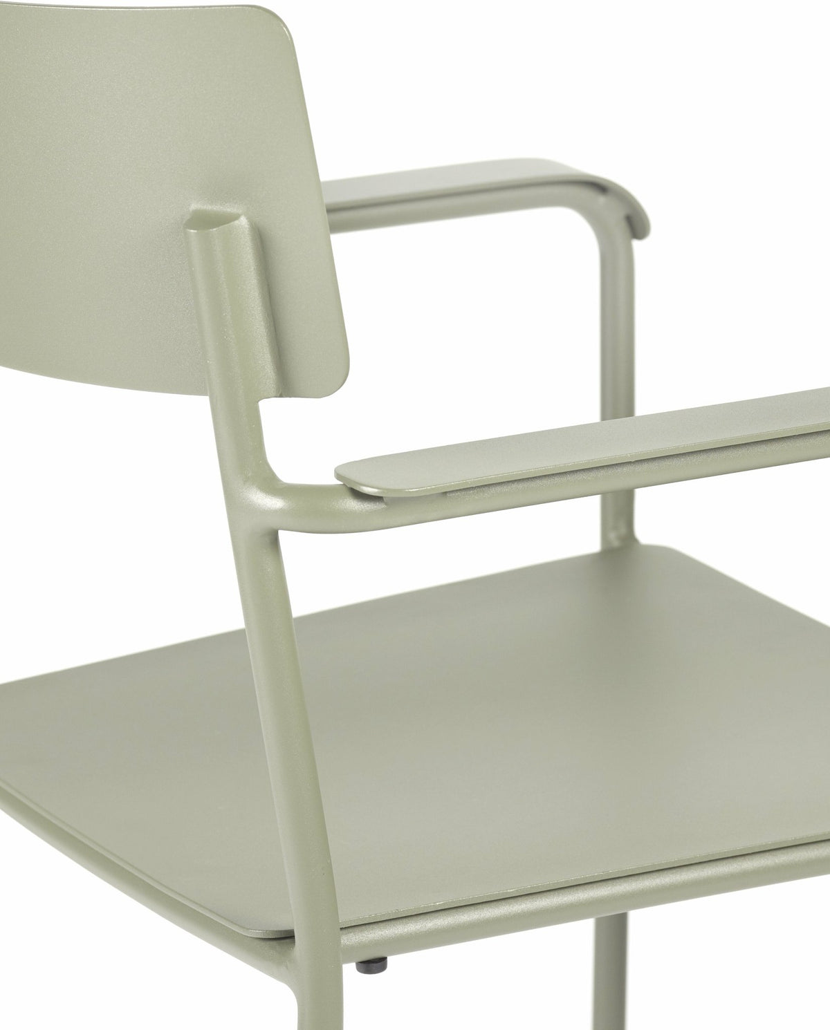 Chaise de jardin en aluminium avec accoudoirs vert August - Serax - The Cool Republic