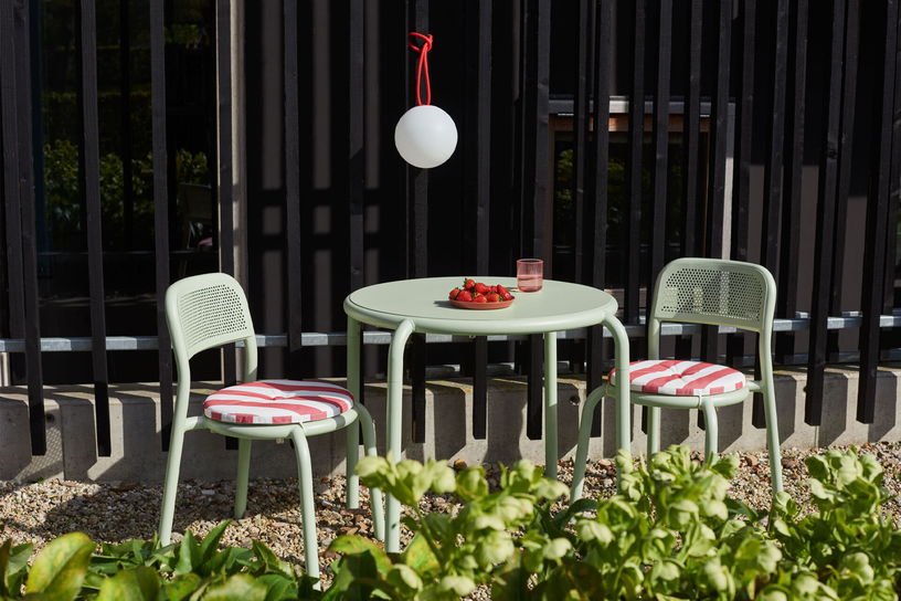 Chaise de jardin en aluminium vert clair Toni - Fatboy - The Cool Republic