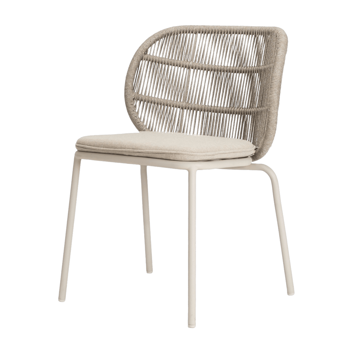 Chaise de jardin en corde almond Kodo - Vincent Sheppard - The Cool Republic