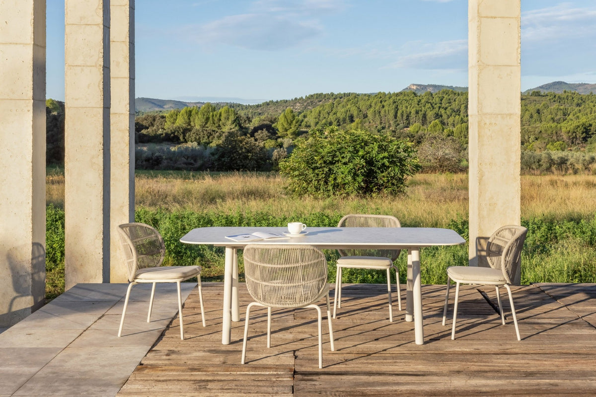 Chaise de jardin en corde almond Kodo - Vincent Sheppard - The Cool Republic