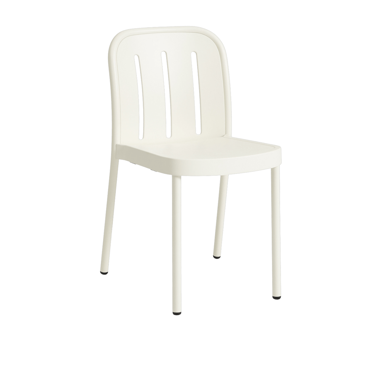 Chaise de jardin en métal blanc crème Deville - HAY - The Cool Republic