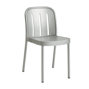 Chaise de jardin en métal gris argenté Deville - HAY - The Cool Republic