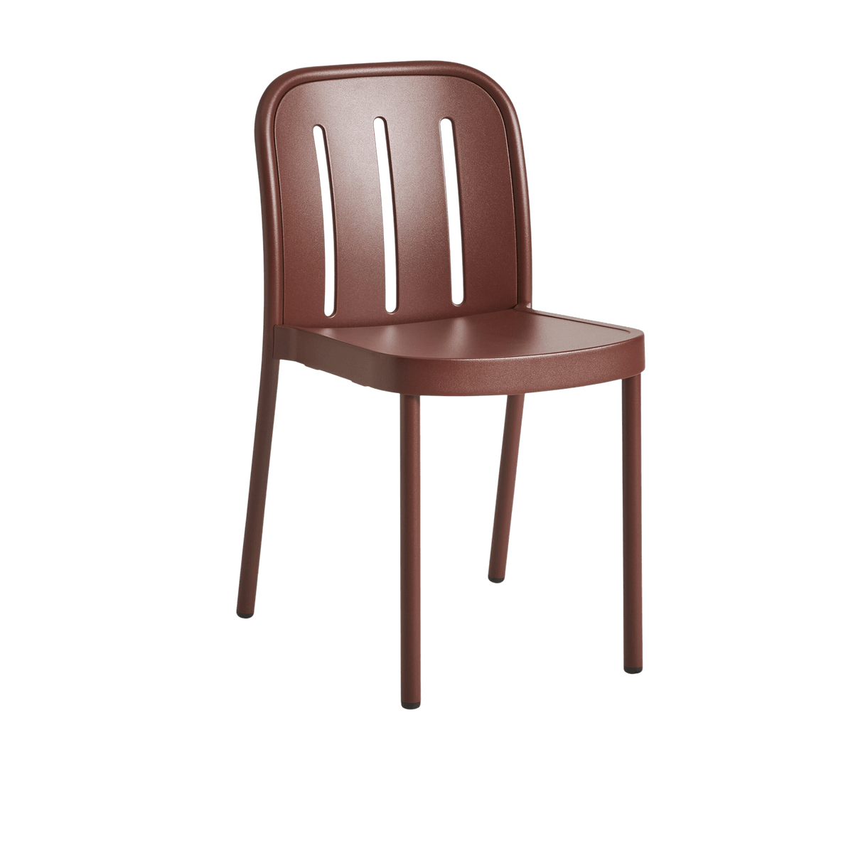 Chaise de jardin en métal rouge Deville - HAY - The Cool Republic