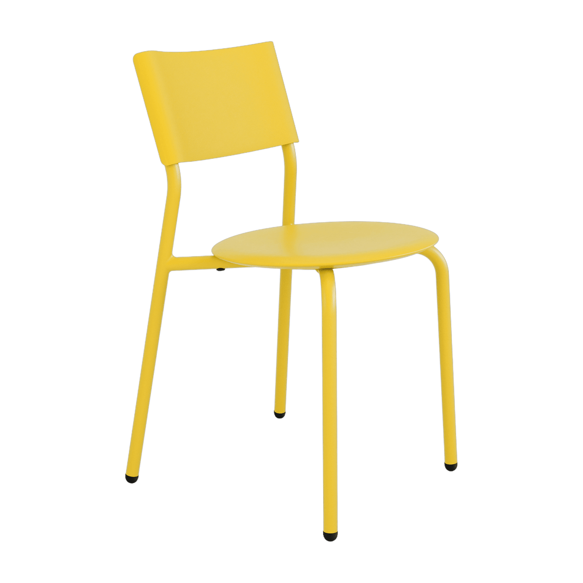 Chaise de jardin en plastique recyclé jaune Midi - TIPTOE - The Cool Republic