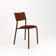 Chaise de jardin en plastique recyclé rouge brique Midi - TIPTOE - The Cool Republic