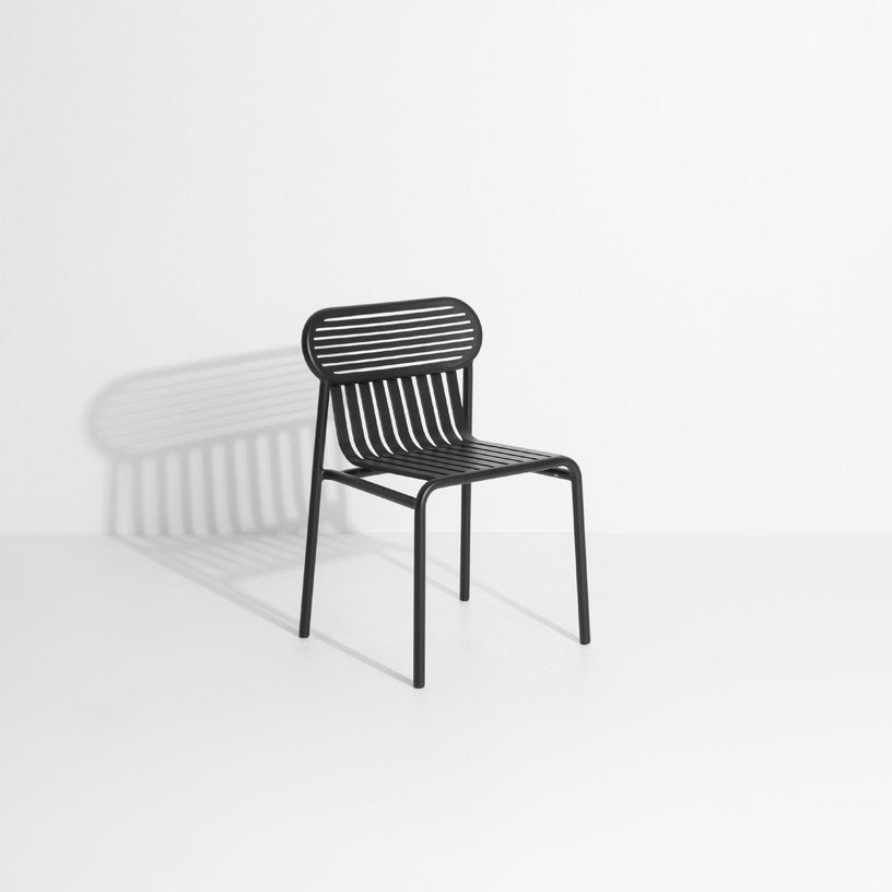Chaise de jardin noire Week - End - Petite Friture - The Cool Republic
