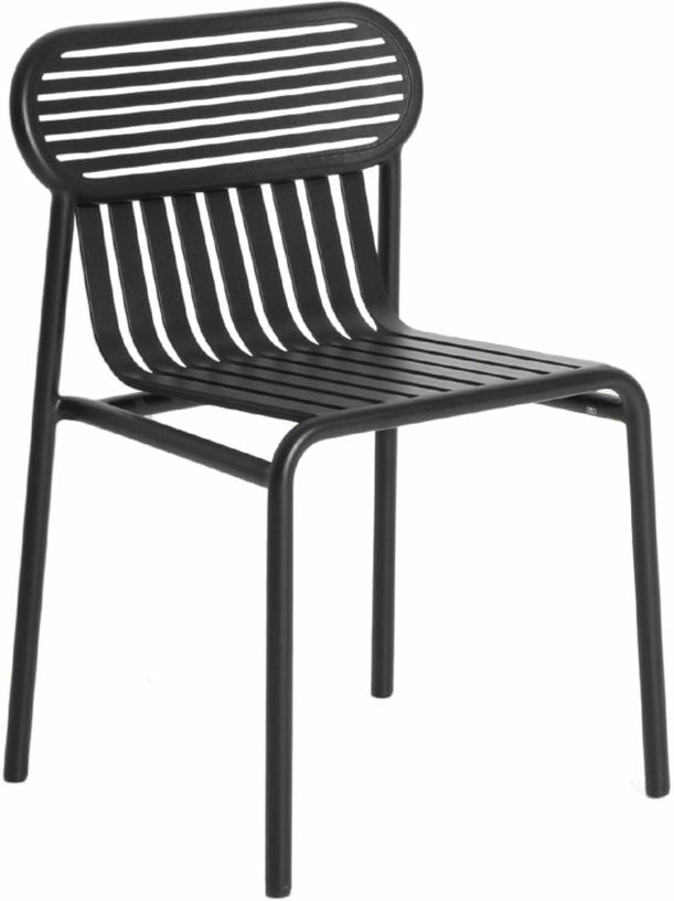 Chaise de jardin noire Week - End - Petite Friture - The Cool Republic