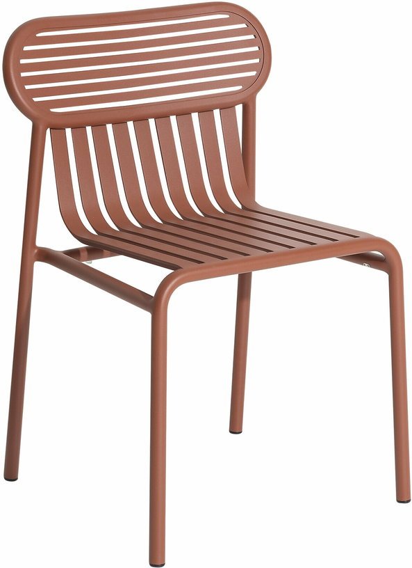Chaise de jardin terracotta Week - End - Petite Friture - The Cool Republic