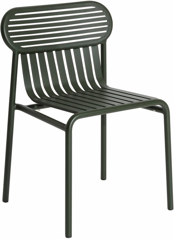 Chaise de jardin vert bouteille finition mate Week end - Petite friture - The Cool Republic