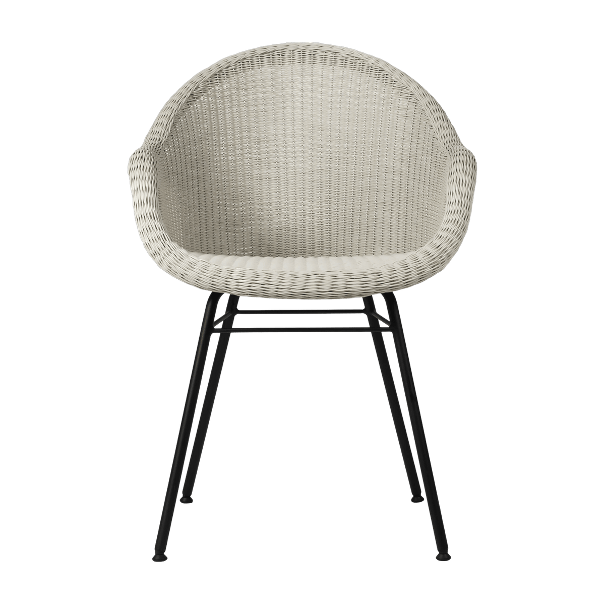 Chaise de repas extérieur acier vieille dentelle Edgard - Vincent Sheppard - The Cool Republic