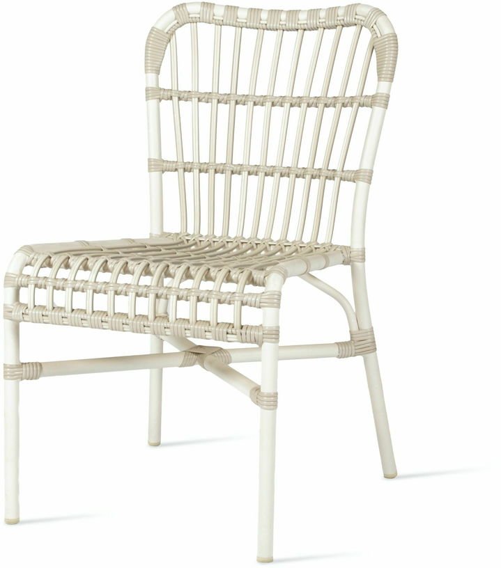 Chaise de repas extérieur blanc cassé Lucy - Vincent Sheppard - The Cool Republic